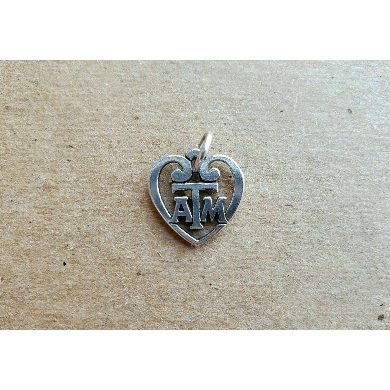 James Avery Sterling Silver Atm Heart Charm Rare
